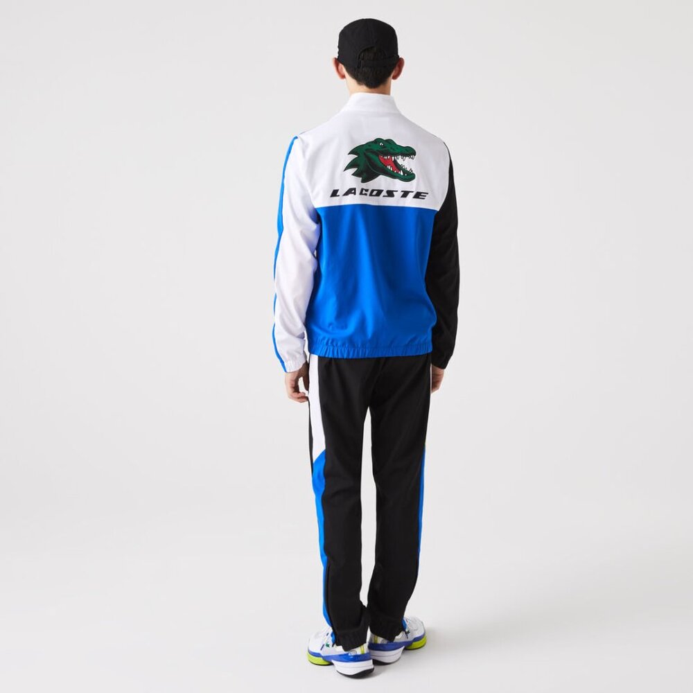 Lacoste Men's SPORT Iconic Crocodile Print 2 pieces Sweatsuit, Size XL - Picture 5 of 17